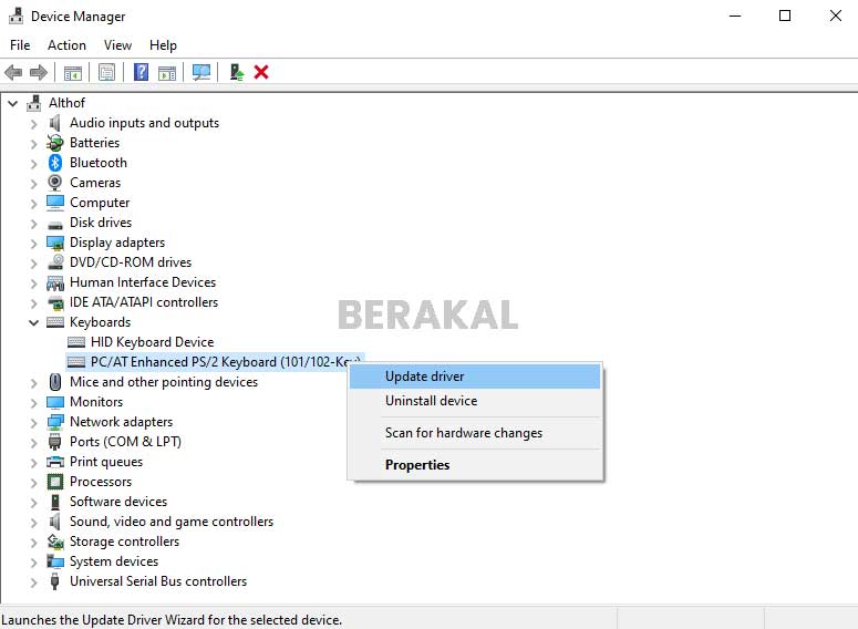 cara menonaktifkan keyboard laptop hp