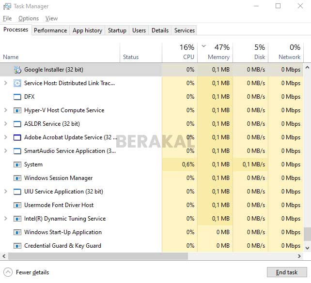 Cek Aplikasi yang di block firewall