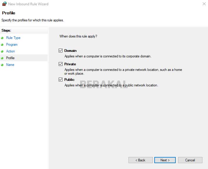 cara block firewall coreldraw