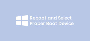 Cara Mengatasi Reboot and Select Proper Boot Device