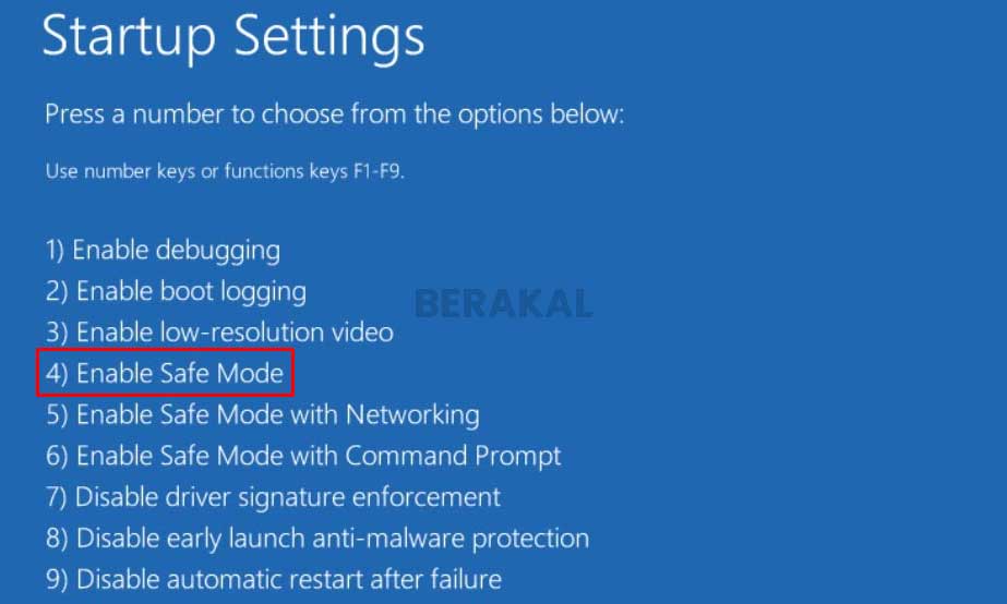 Safe Mode Windows 10