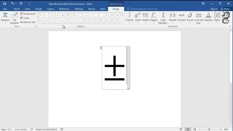 √ 8 Cara Membuat Simbol Kurang Lebih (±) di Microsoft Word