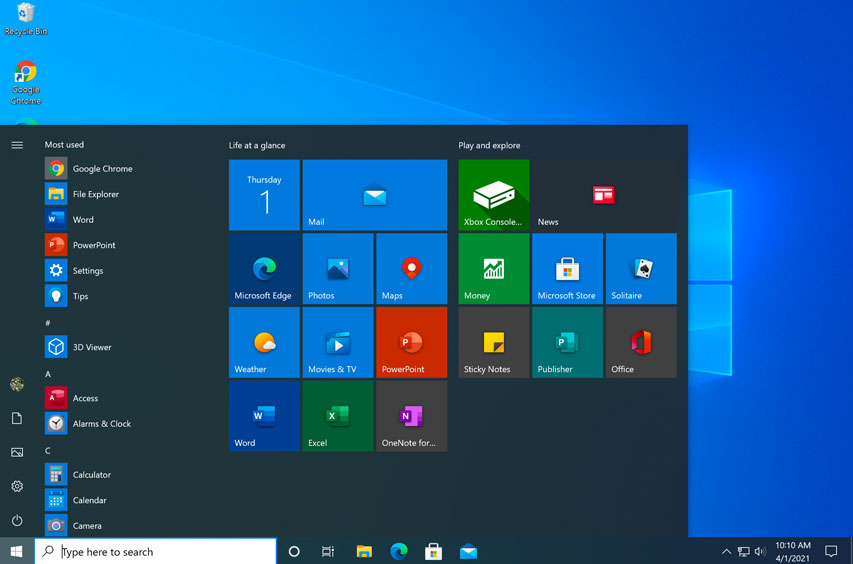 Fitur Windows 10 Pro
