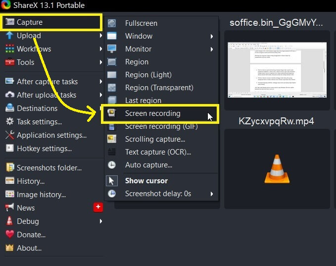 Jika aplikasi sudah berhasil terpasang di perangkatmu, klik menu Capture