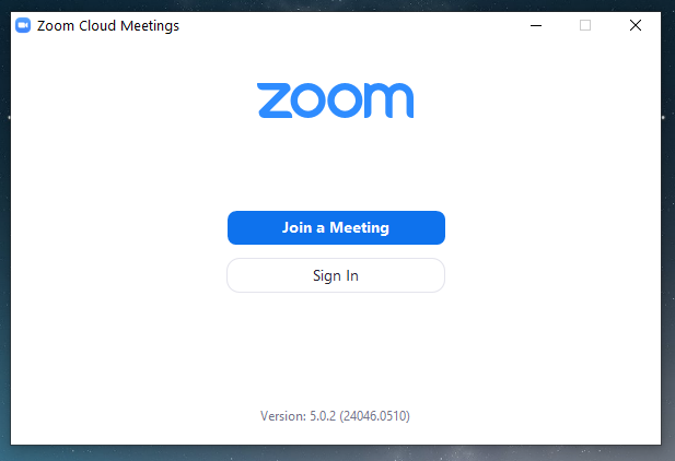 Jika sudah menginstal aplikasi Zoom, kamu bisa membuat link Zoom dengan klik Join Meeting. Untuk menggunakan fitur ini, kamu tidak perlu membuat akun lebih dahulu.