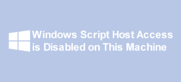 Solusi Windows Script Host Access is Disabled on This Machine