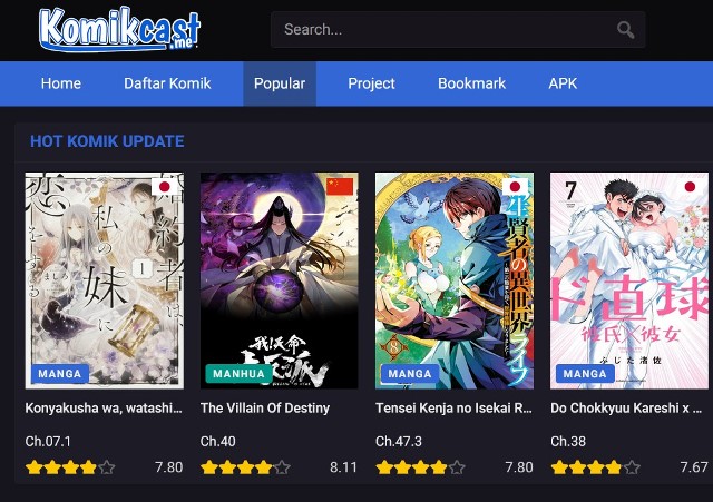 Fitur Menarik Komikcast APK