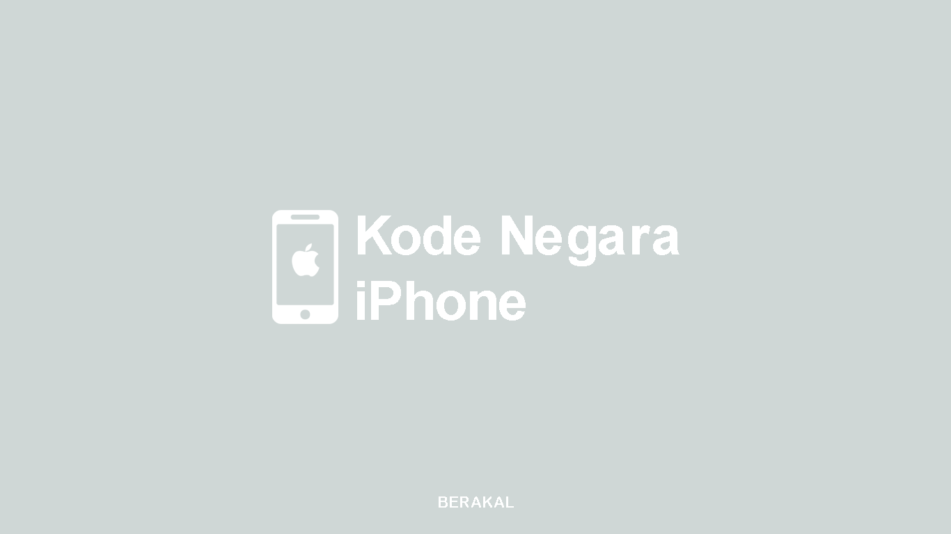 Kode Negara iPhone