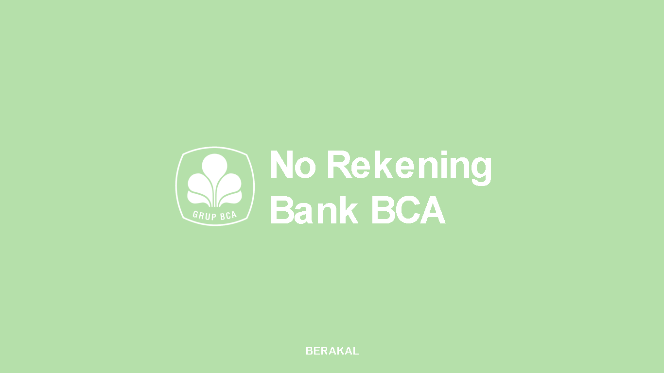 No Rekening BCA