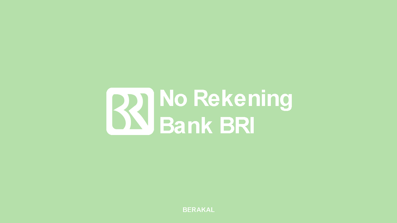 No Rekening BRI