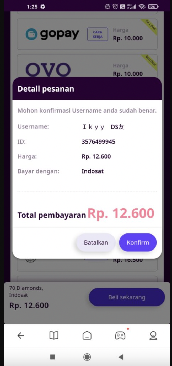 free fire top up 5 rupees